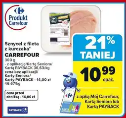 Carrefour Market Schnycel z fileta z kurczaka CARREFOUR oferta