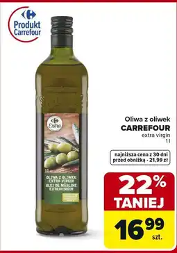 Carrefour Oliwa z oliwek CARREFOUR extra virgin oferta