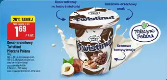 Polomarket Deser orzechowy Twistinut Mleczna Polana oferta
