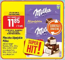 Polomarket Czekolada Mleczko Alpejskie Milka, wybrane rodzaje: Vandez, Oreo i Leo oferta
