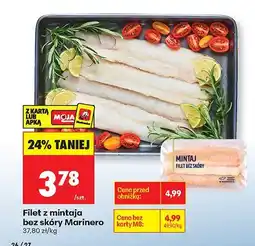 Biedronka Filet z mintaja bez skóry oferta