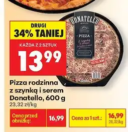 Biedronka Pizza rodzinna z szynką i serem oferta