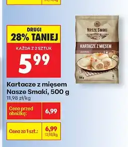 Biedronka Kartacze z mięsem oferta