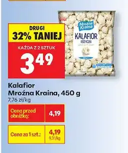 Biedronka Kalafior mrożony oferta