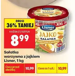 Biedronka Sałatka warzywna z jajkiem oferta
