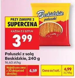 Biedronka Paluszki z solą oferta