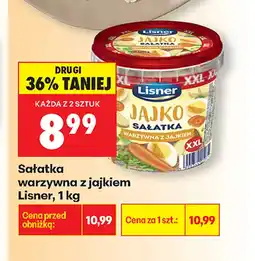 Biedronka Sałatka warzywna Lisner oferta