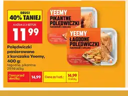 Biedronka Polędwiczki z kurczaka Yeemy oferta