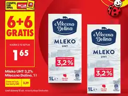 Biedronka Mleko Mleczna Dolina oferta