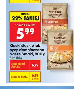 Biedronka Kluski ziemniaczane Nasze Smaki oferta