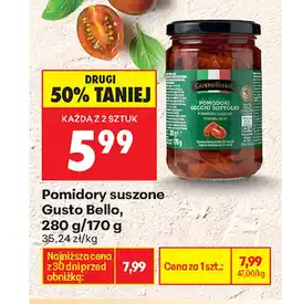 Biedronka Pomidory suszone Gusto Bello oferta