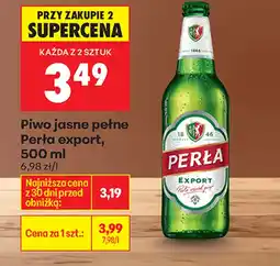 Biedronka Piwo Perła oferta