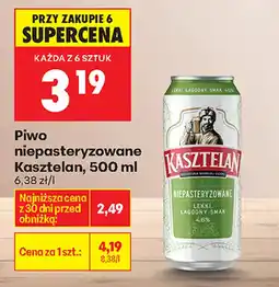 Biedronka Piwo Kasztelan oferta