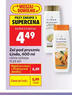 Biedronka Żel pod prysznic Linda oferta