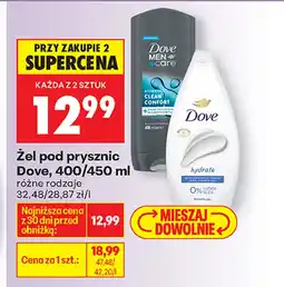 Biedronka Żel pod prysznic Dove oferta