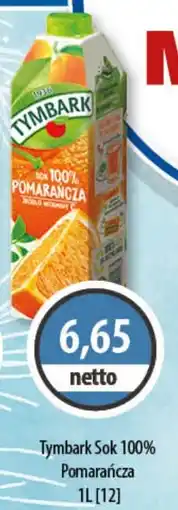 DUO-TES Tymbark sok 100% pomarańcza Maspex oferta