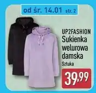 Sukienka welurowa damska UP2FASHION