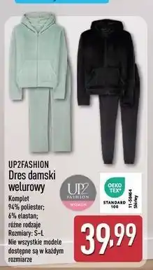 ALDI Dres damski welurowy UP2FASHION oferta