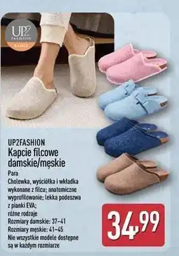 ALDI Kapcie filcowe damskie/męskie UP2FASHION oferta