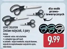 ALDI HOME CREATION Zestaw nożyczek, 4 pary oferta
