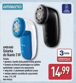 ALDI AMBIANO Golarka do tkanin 3 W oferta