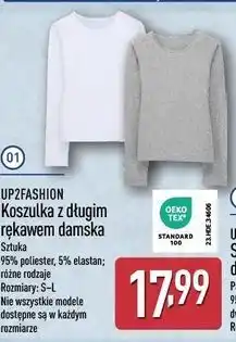 ALDI Koszulka z długim rękawem damska oferta