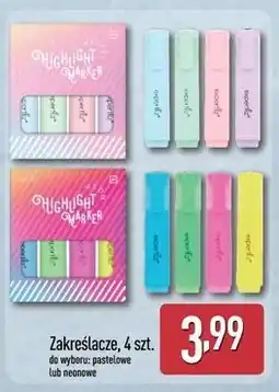 ALDI Zakreślacze, 4 szt oferta