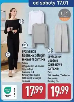 ALDI UP2FASHION Spodnie dżersejowe damskie oferta