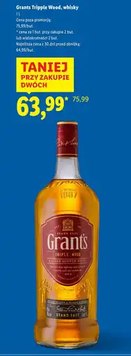Lidl Grant's Triple Wood, whisky oferta
