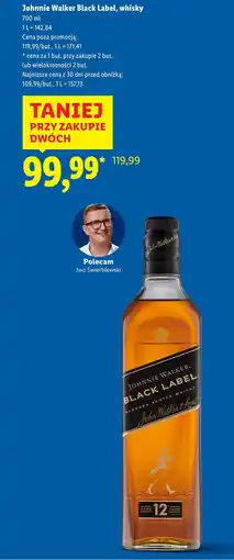 Lidl Johnnie Walker Black Label, whisky oferta