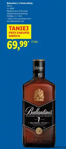 Lidl Ballantine's, 7-letnia whisky oferta