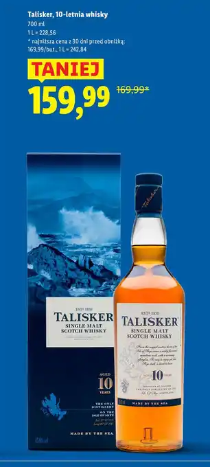 Talisker, 10-letnia whisky