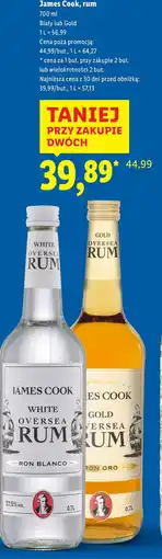 Lidl James Cook, rum (White or Gold) oferta