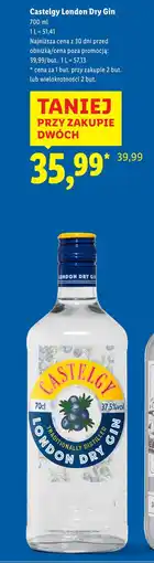 Lidl Castelgy London Dry Gin oferta