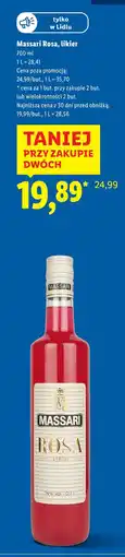 Lidl Massari Rosa, likier oferta