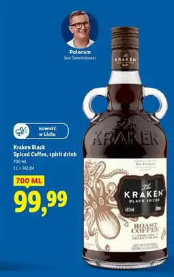 Lidl Kraken Black Spiced Coffee, spirit drink oferta
