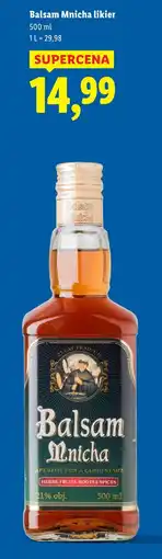 Lidl Balsam Mnicha likier oferta