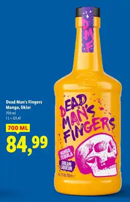 Lidl Dead Man's Fingers Mango, likier oferta