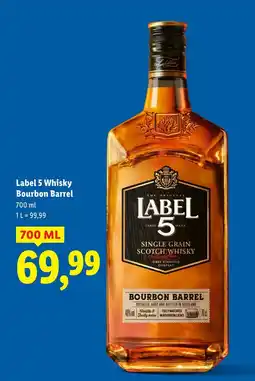 Lidl Label 5 Whisky Bourbon Barrel oferta
