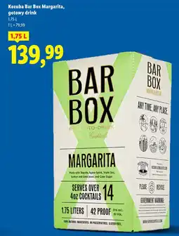 Lidl Kozuba Bar Box Margarita, gotowy drink oferta