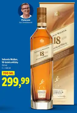 Lidl Johnnie Walker, 18-letnia whisky oferta