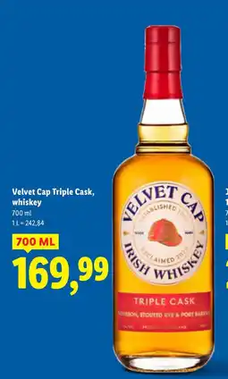 Lidl Velvet Cap Triple Cask, whiskey oferta