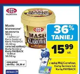 Carrefour Masło klarowane Mlekovita Klarowane oferta