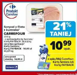 Carrefour Sznycel z fileta kurczaka Carrefour Targ Świeżości oferta