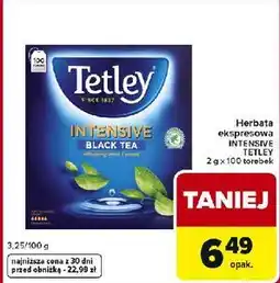 Globi Herbata czarna Tetley Intensive oferta
