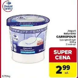 Globi Jogurt naturalny typu greckiego Carrefour Extra oferta