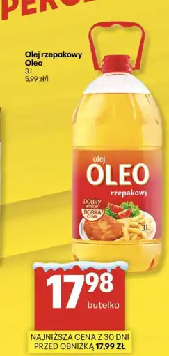 Delikatesy Centrum Olej rzepakowy Oleo oferta