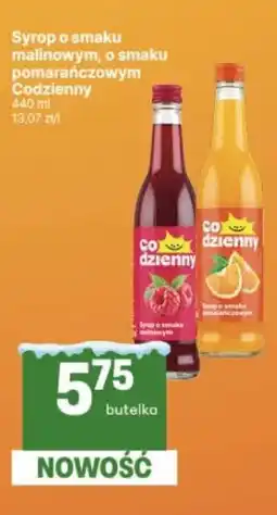 Delikatesy Centrum Syrop o smaku malinowym, o smaku pomarańczowym Codzienny oferta