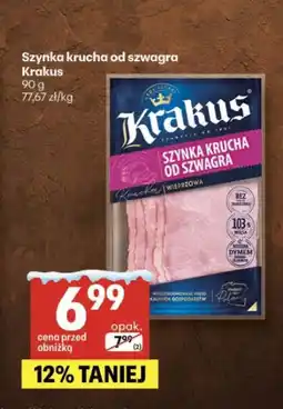 Delikatesy Centrum Szynka krucha od szwagra Krakus (opakowanie 90 g) oferta