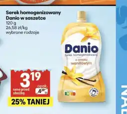 Delikatesy Centrum Serek homogenizowany Danio w saszetce oferta